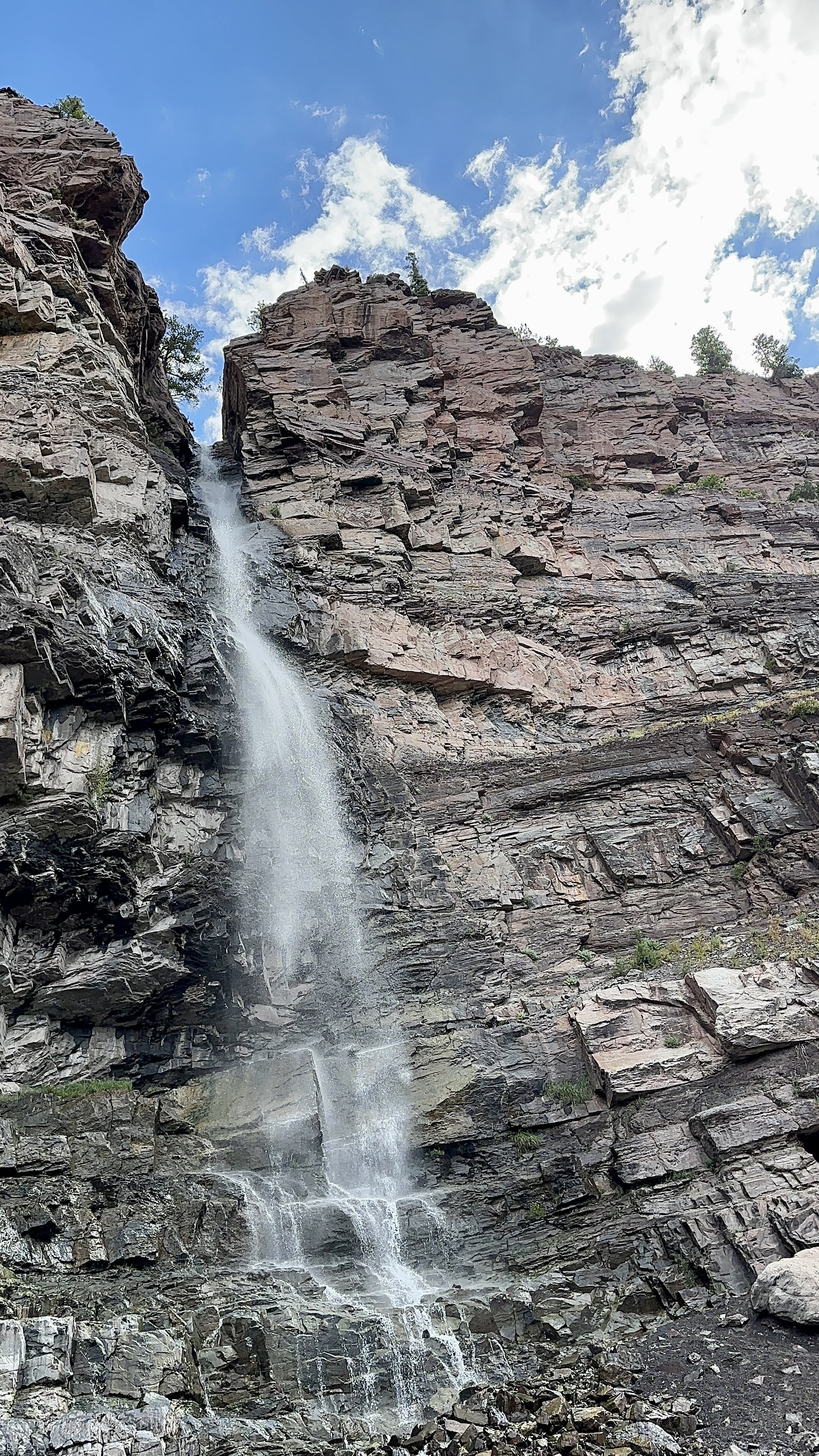 Cascade falls in Ouray