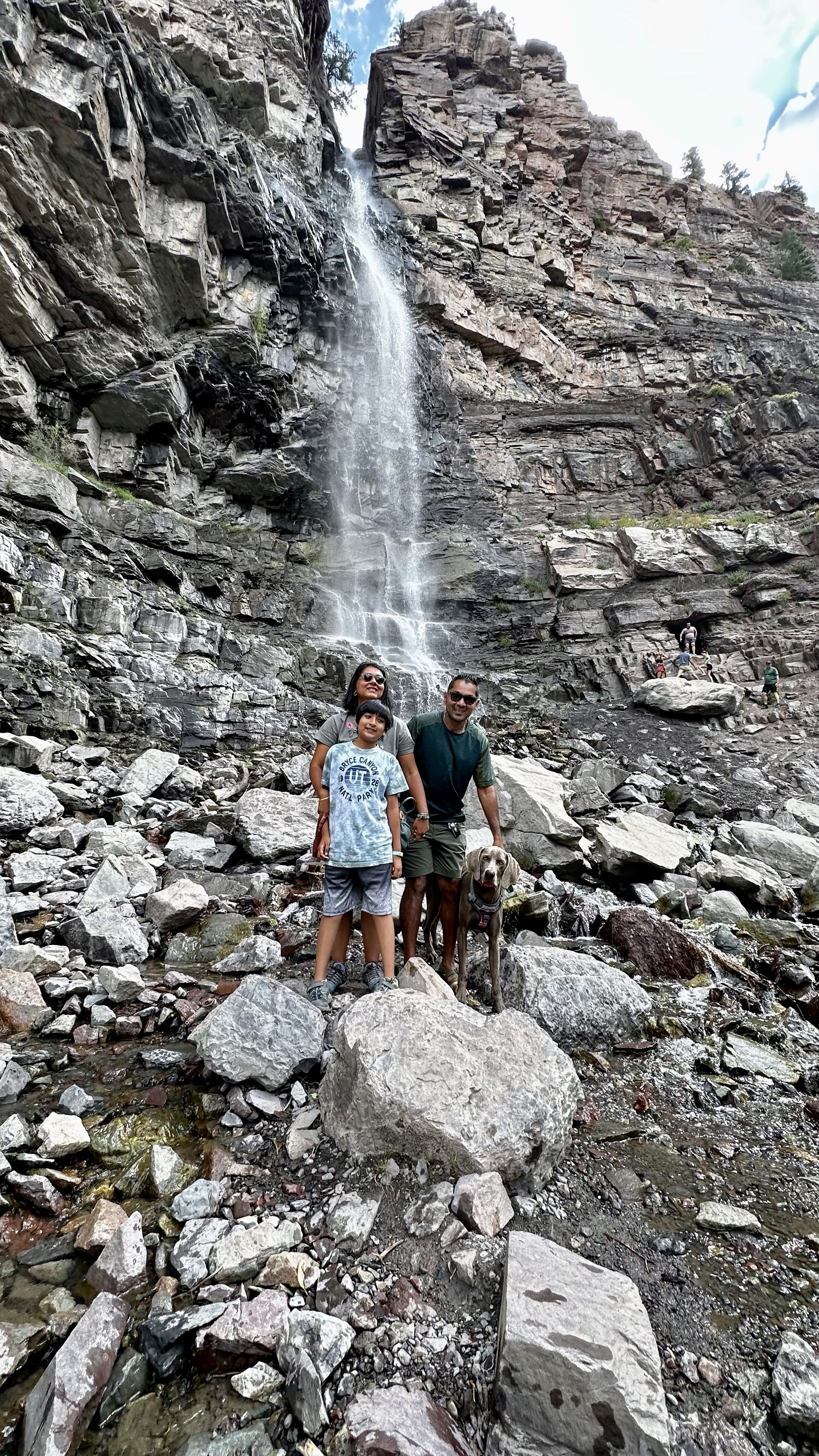 Cascade falls in Ouray