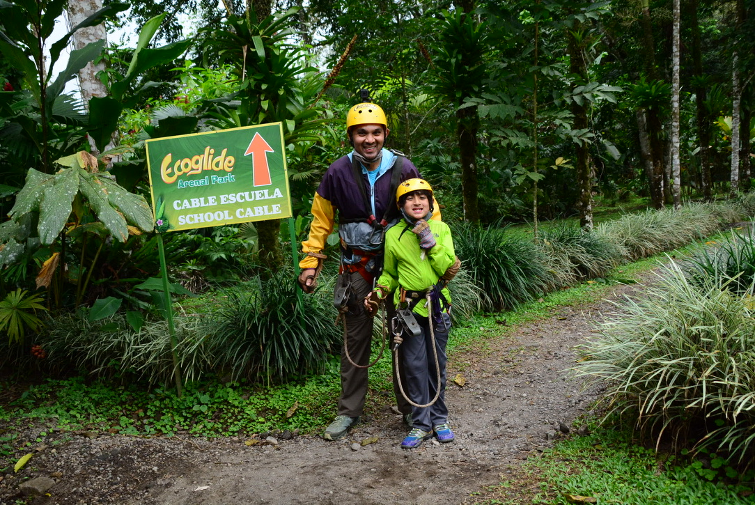 Ziplining is super fun in Costa Rica.