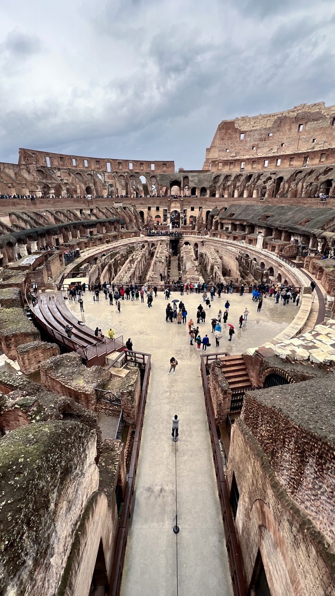 View of Colosseum's basement